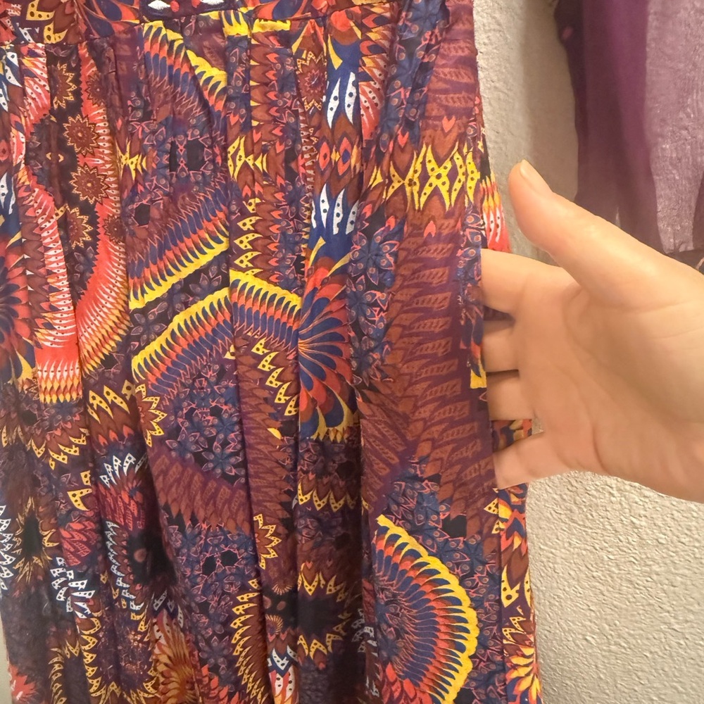 Colorful Patterned Maxi Dress - Picture 5 of 7